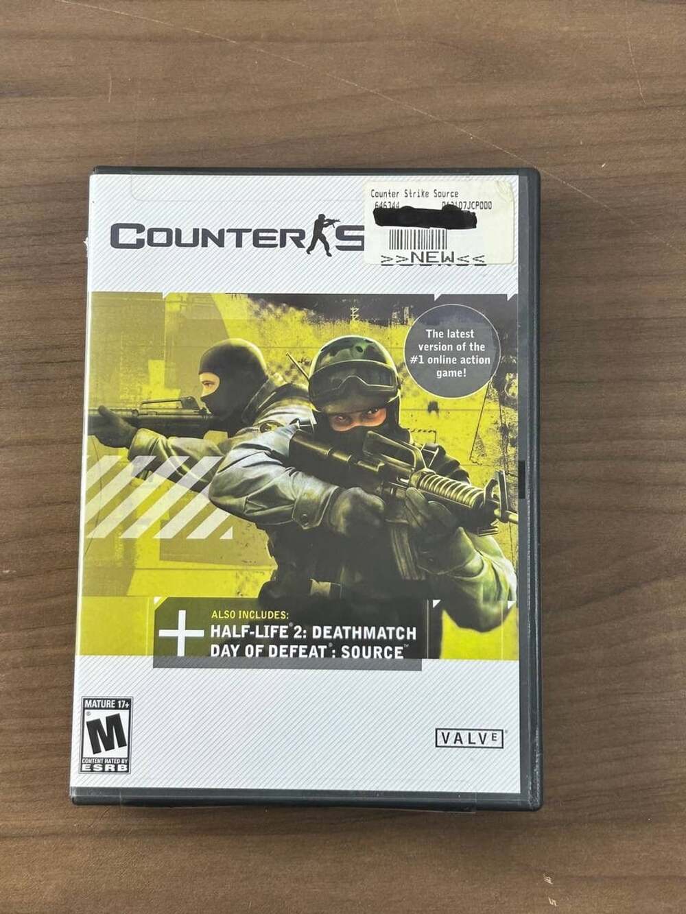 Counter-Strike Source PC CD-ROM 2005 Valve Disc 1 With Case Untested